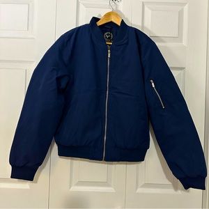 White Mark Women's Bomber Jacket Size Large